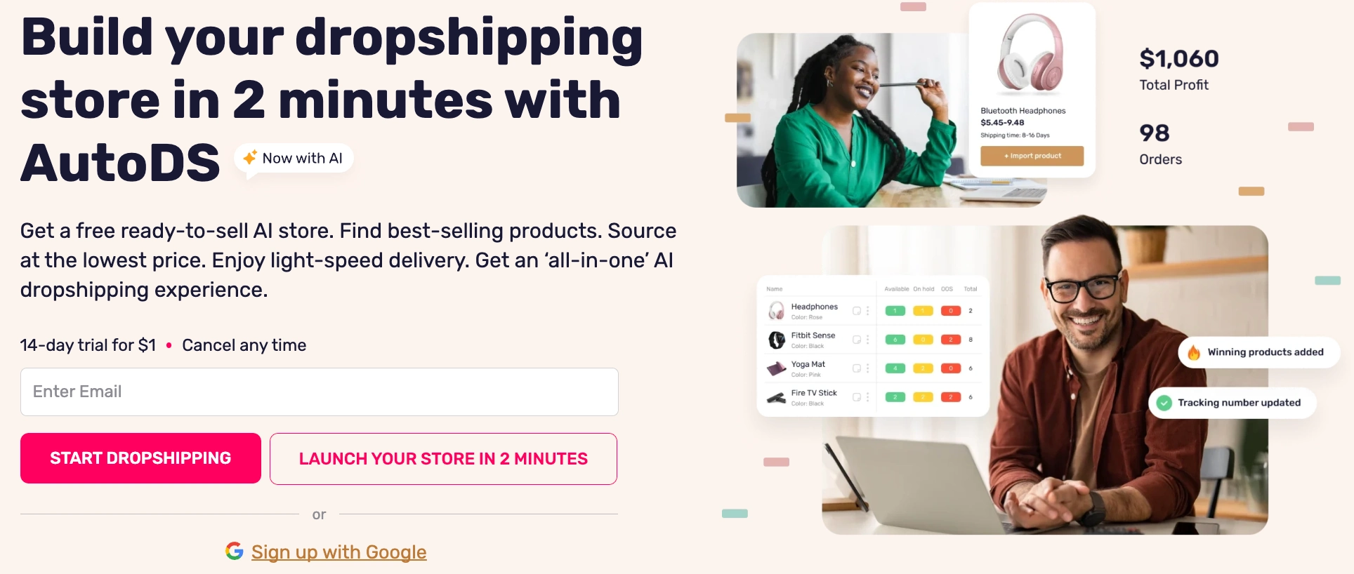 Step 1: Visit the AutoDS Website